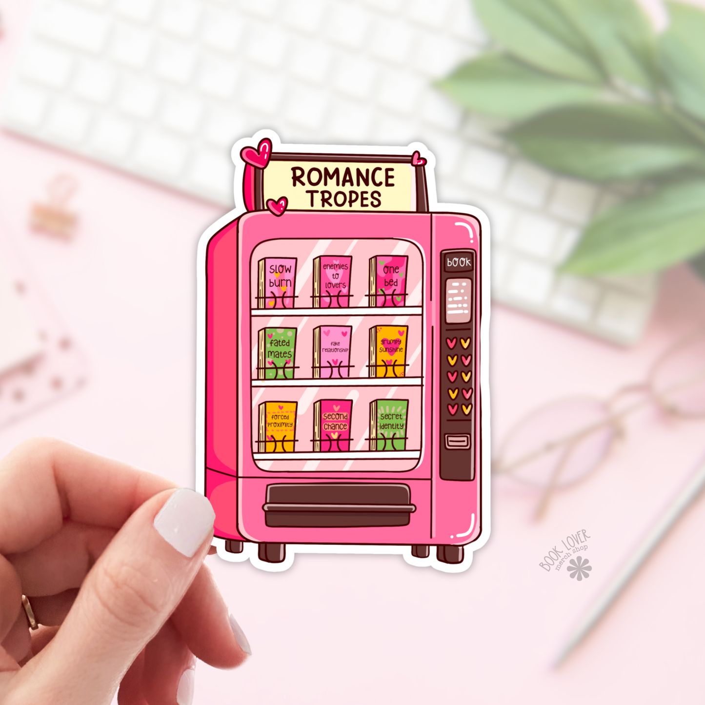 Romance Tropes Stickers / Bookish Stickers / Book Lover Gift