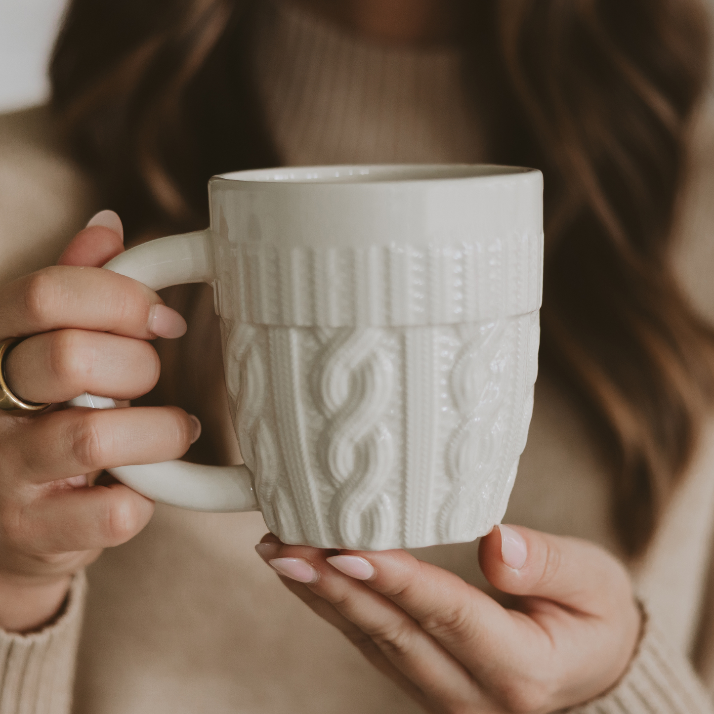*NEW* Cream Sweater Coffee Mug - Christmas Decor & Gifts