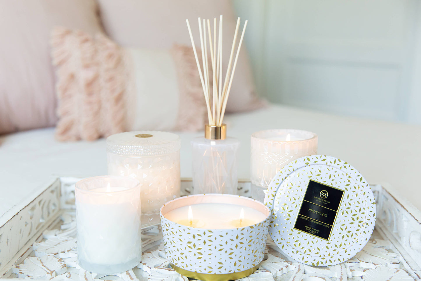 Prosecco 8oz Petite Shimmer Candle