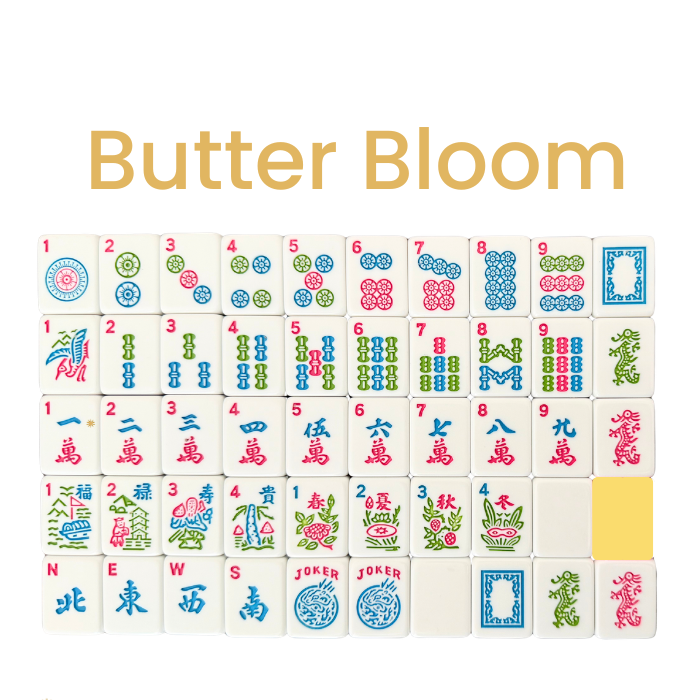 Mahjong Studios – American Mahjong Tile Set Ocean Bloom