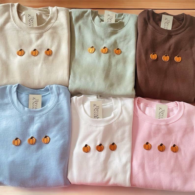 Fall Pumpkin Crewneck Sweatshirt