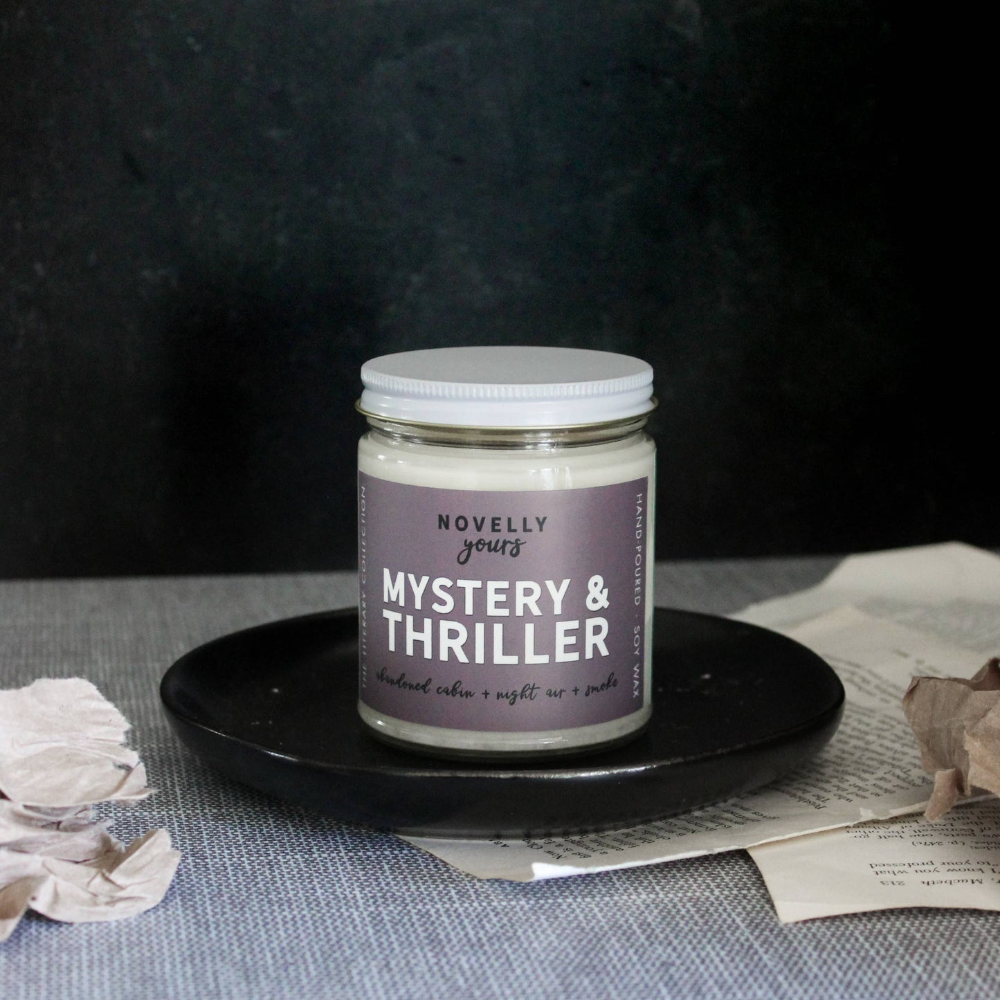 Mystery & Thriller candle | Suspense Themed Bookish Scent