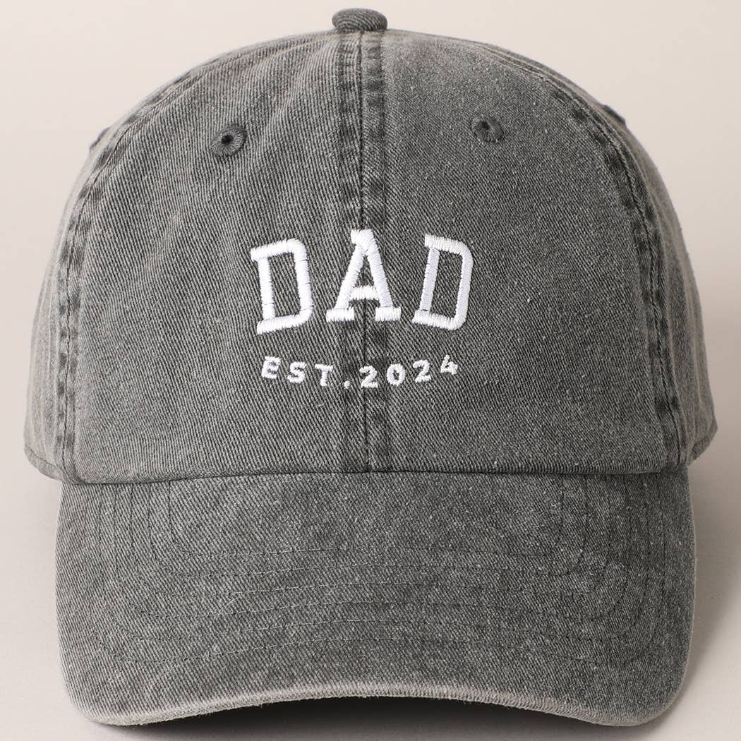 2024 DAD Letter Embroidered Baseball Cap