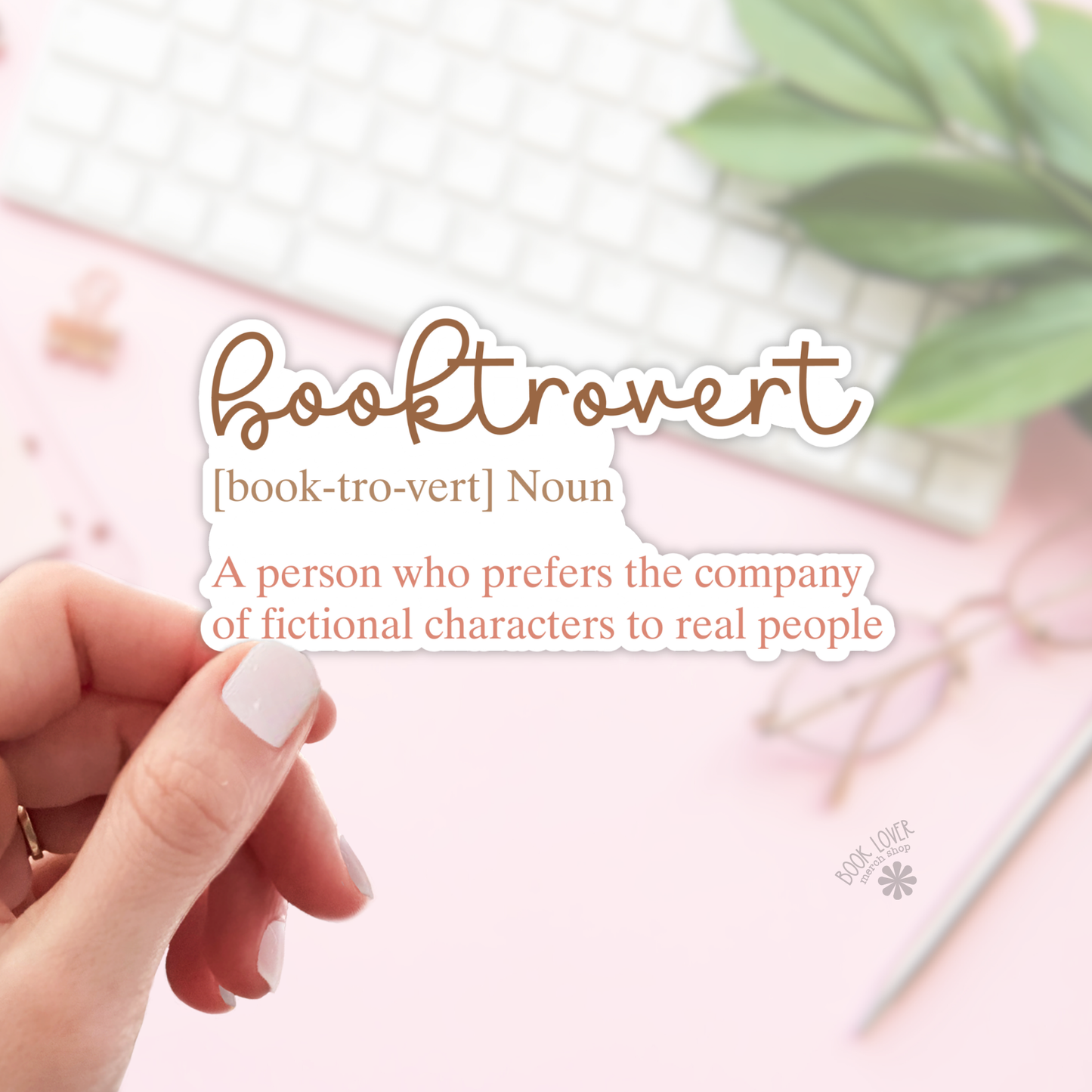 Booktrovert Stickers / Bookish Merch for Book Lover