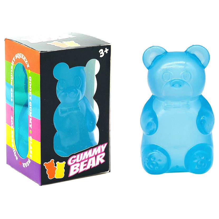 Cube Teardrop Bear Slow Rising Stress Relief Squeeze Toy Box