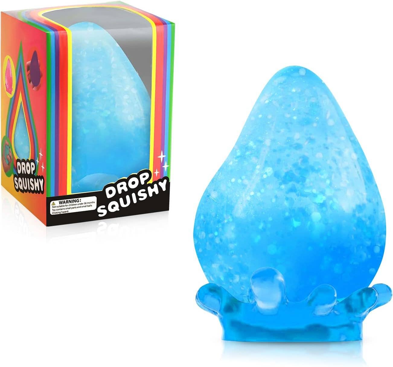 Cube Teardrop Bear Slow Rising Stress Relief Squeeze Toy Box