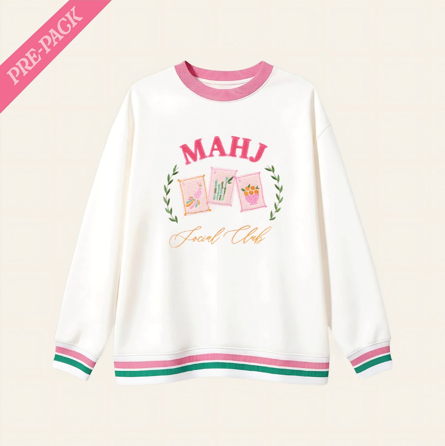 Oversized Crew–Mahjong Social Club Pre-Pack