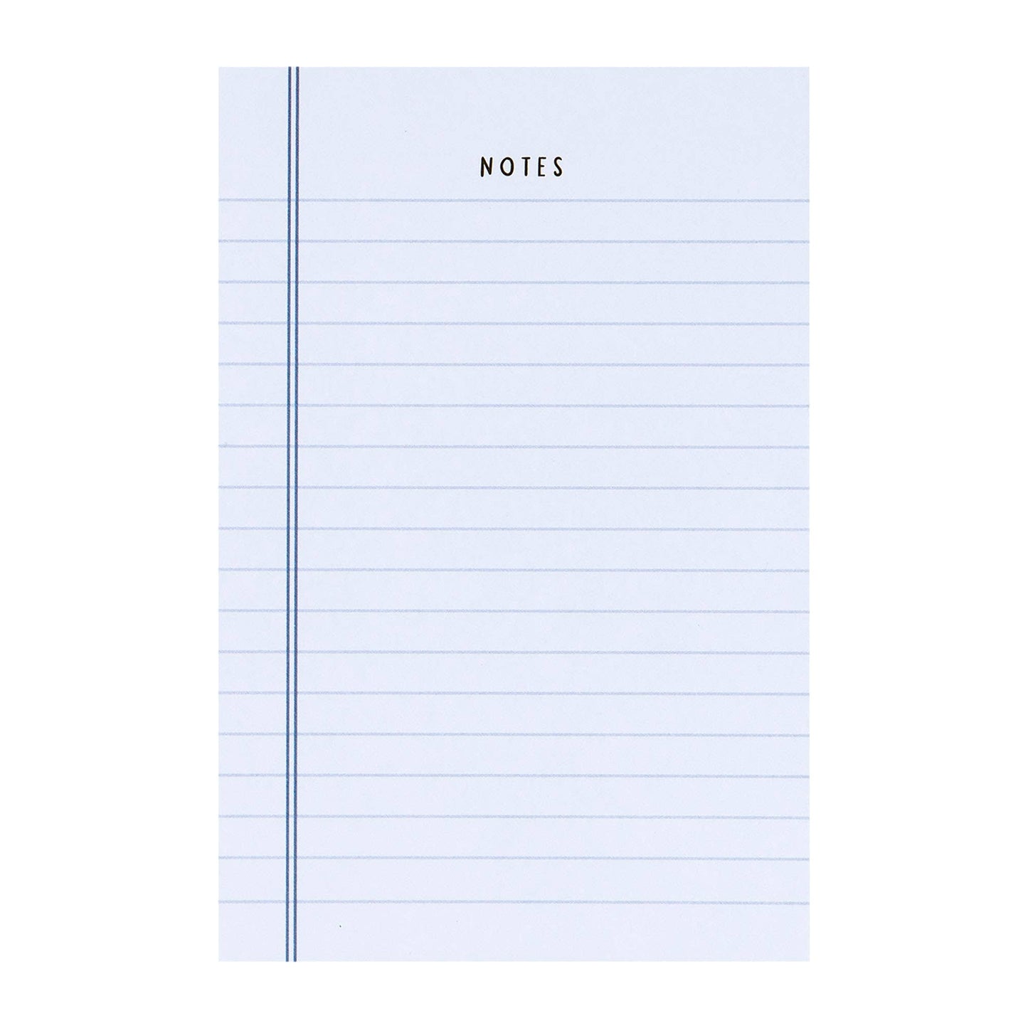 Blue Notes 4x6 Notepad