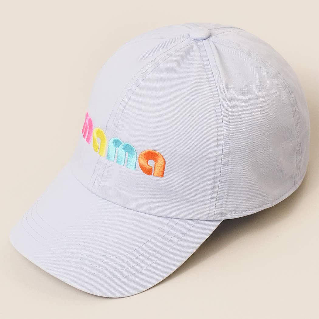Mama Retro Font Baseball Cap
