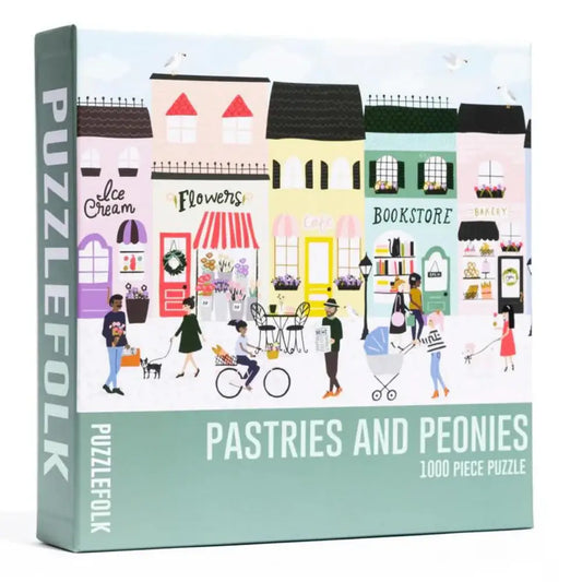Pastries & Peonies 1000 piece puzzle