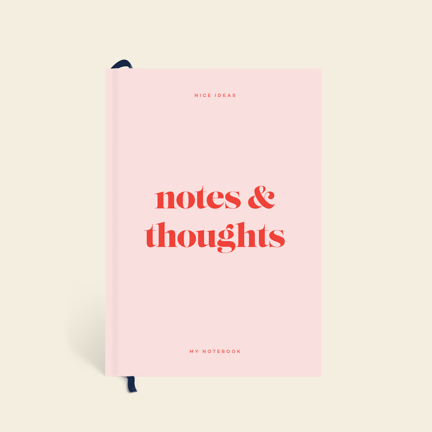 Lined Notebook, A5 Hardcover - Joy