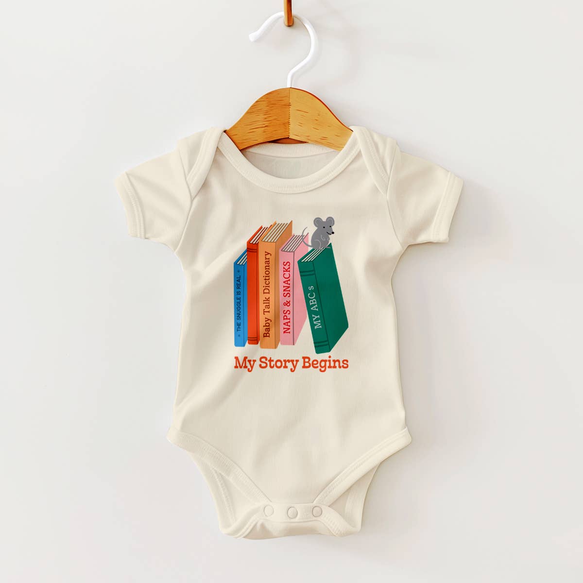 My Story Begins, Baby Bookshelf Bookish Bodysuit