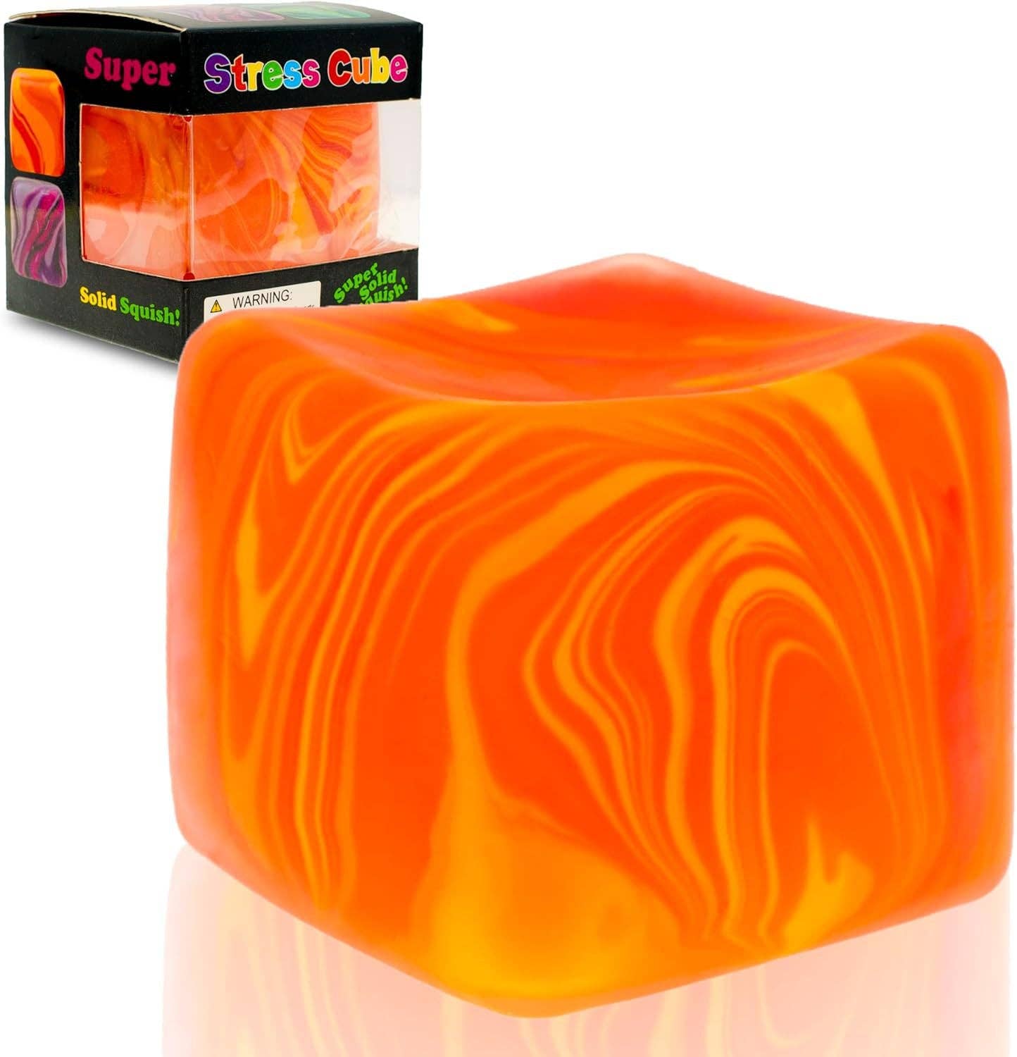 Cube Teardrop Bear Slow Rising Stress Relief Squeeze Toy Box