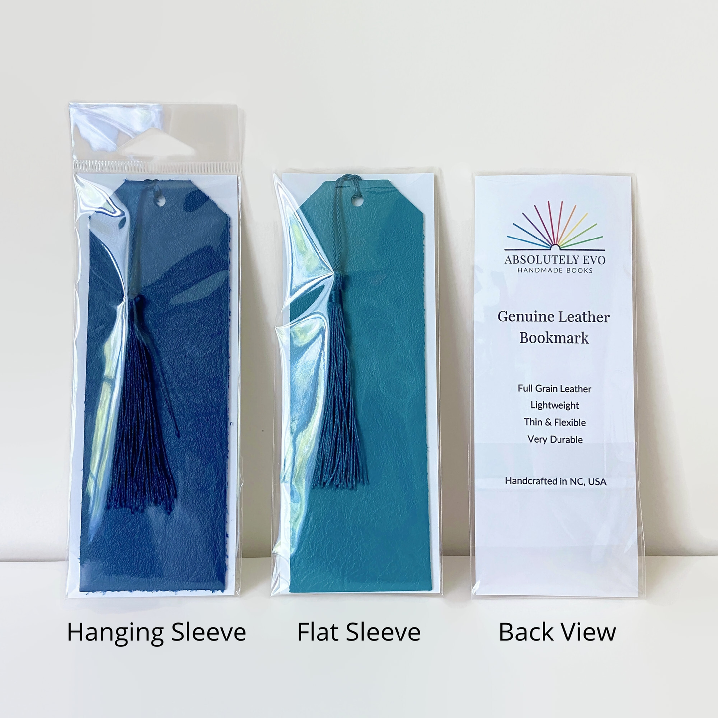Leather Bookmark, Choose Your Color, Book Lover Reading Gift