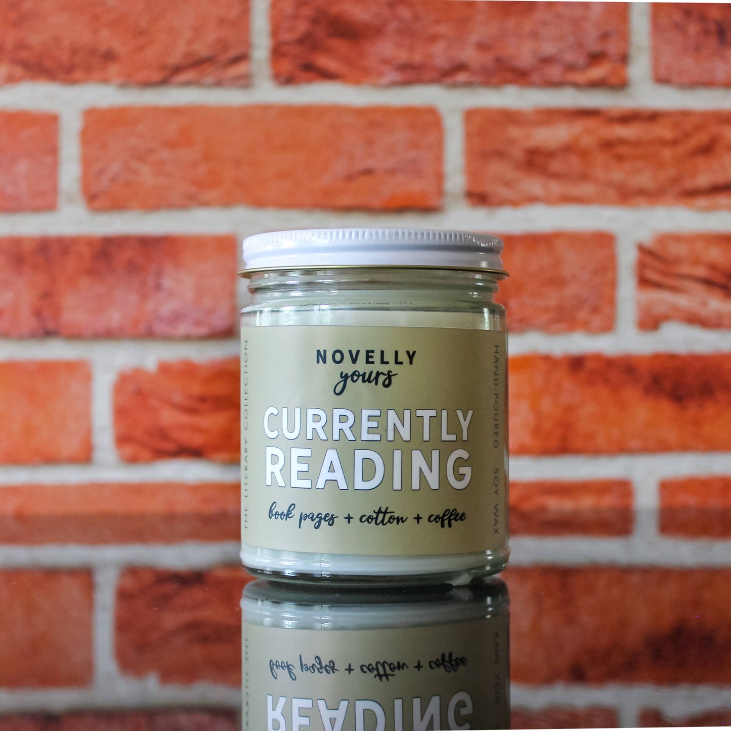 Currently Reading candle | Best-Selling Cozy Book Page scent