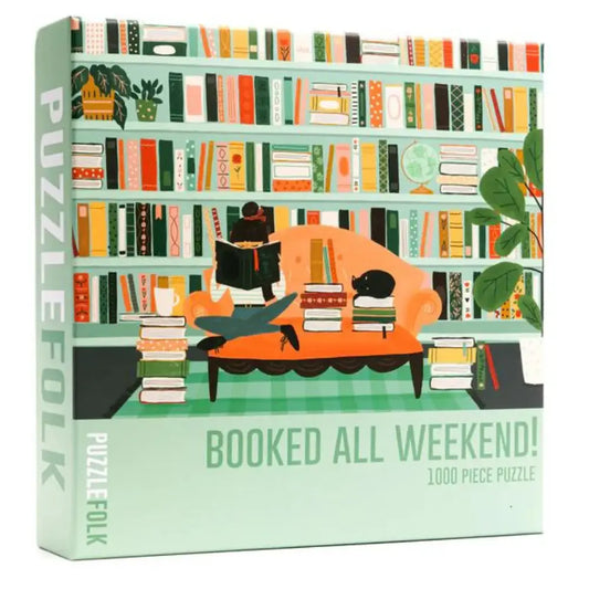 Booked All Weekend 1,000 Piece Book Puzzle