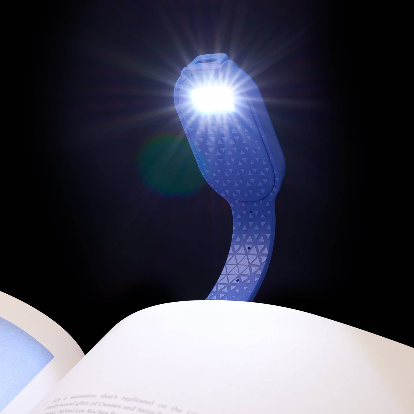 Flexilight Rechargeable Booklight & Bookmark - Blue Hex