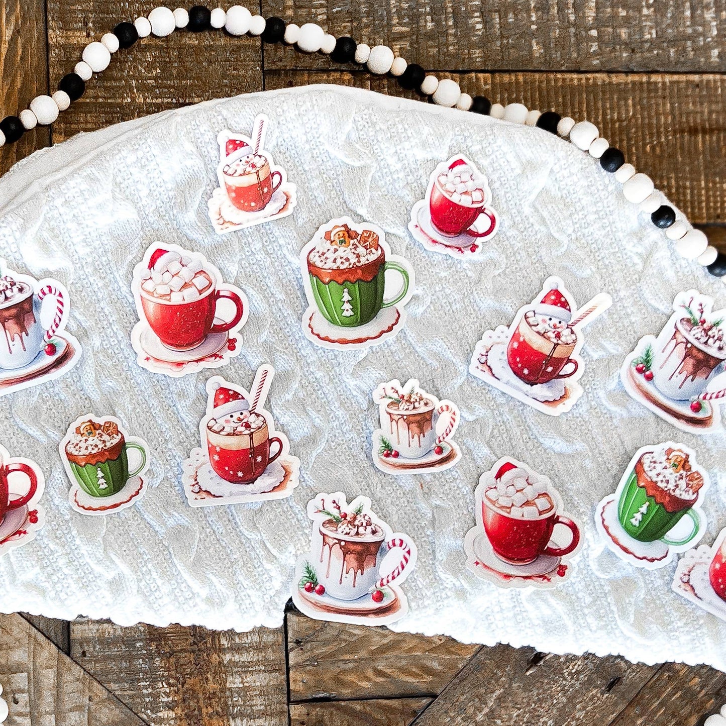 Hot Cocoa Christmas Vinyl Sticker