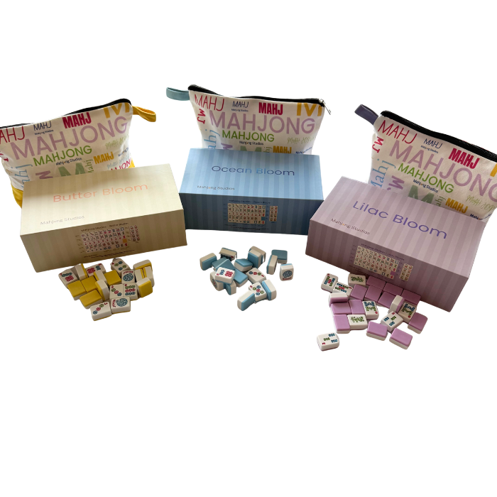 Mahjong Studios – American Mahjong Tile Set Ocean Bloom