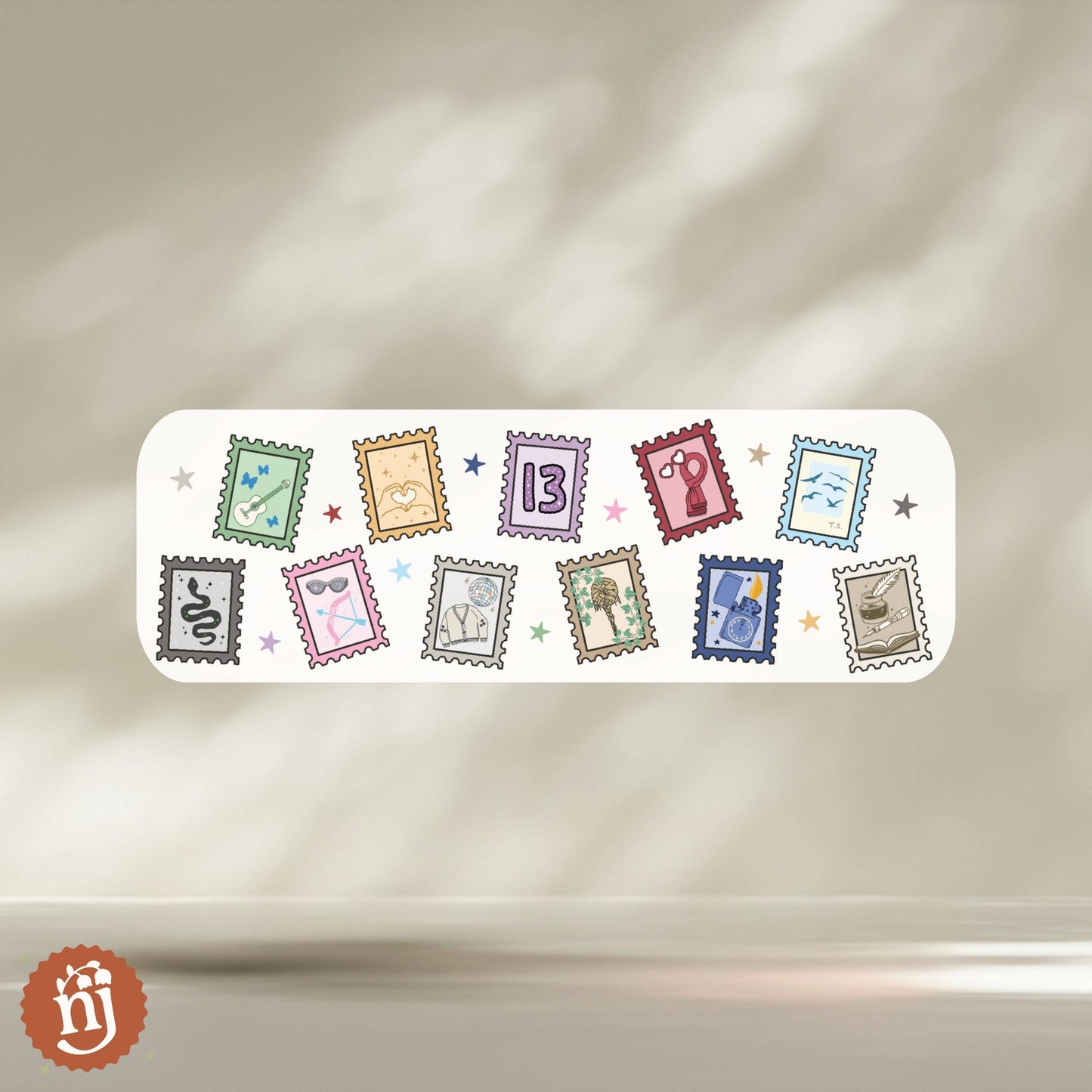 Taylor Eras Stamps Bookmark
