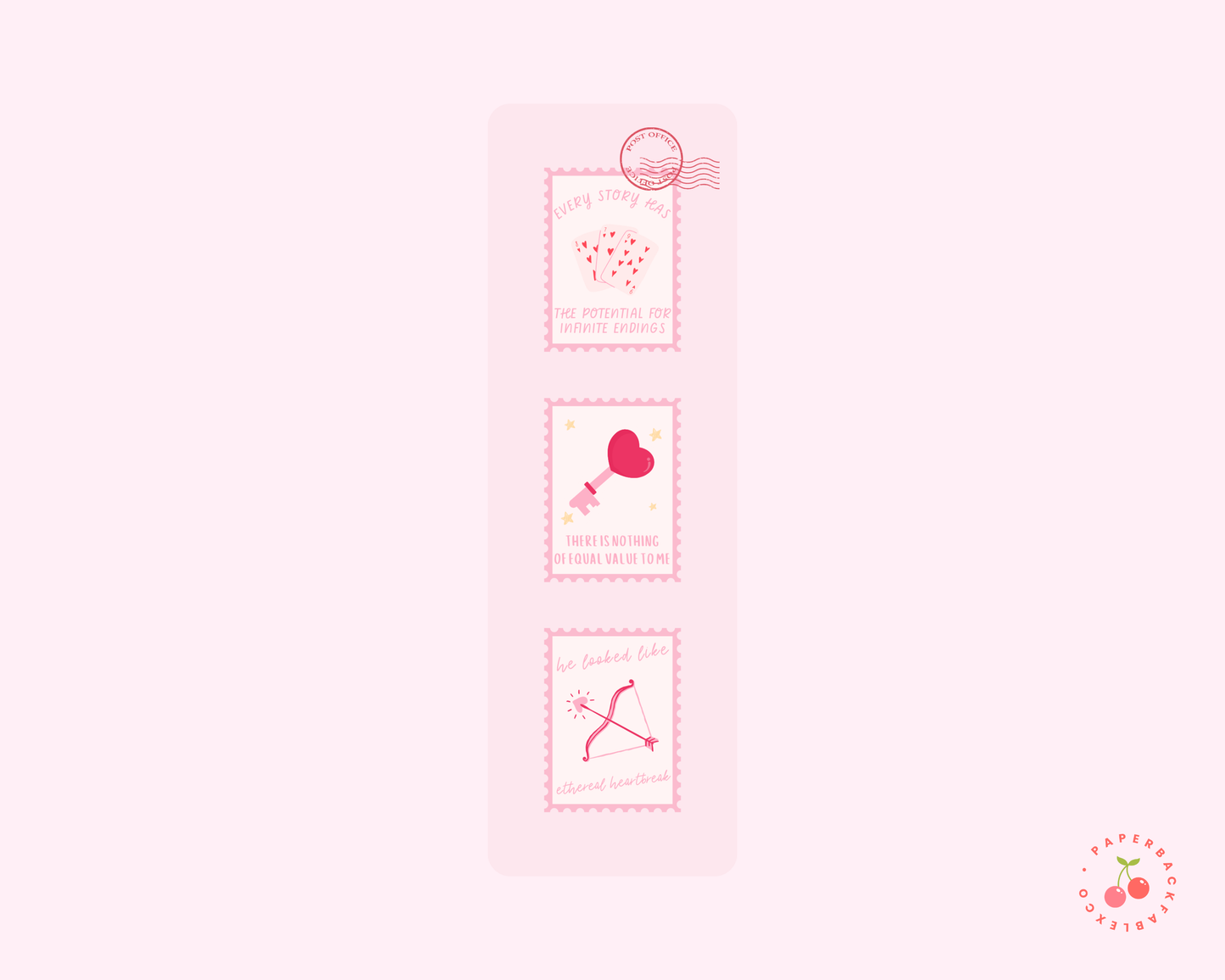 Once Upon A Broken Heart Stamps - Bookmarks