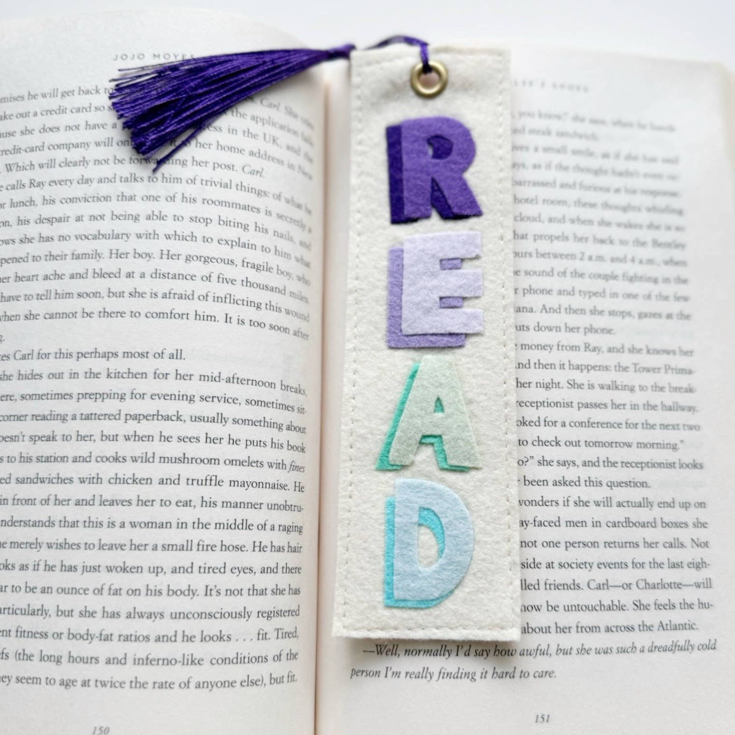 Read Felt Bookmark 