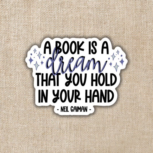 A Book is a Dream Sticker