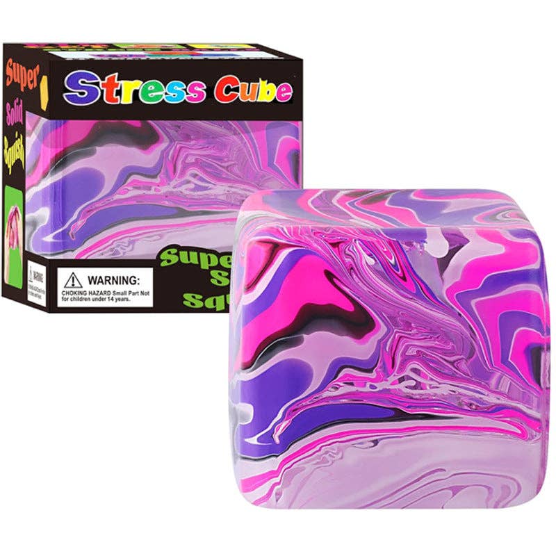 Cube Teardrop Bear Slow Rising Stress Relief Squeeze Toy Box