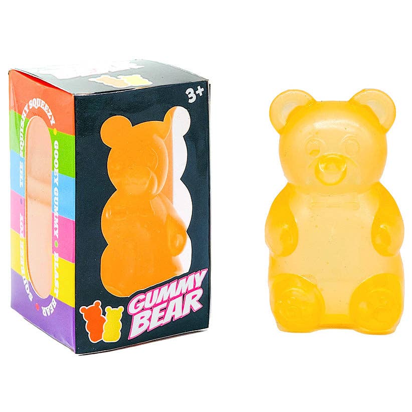 Cube Teardrop Bear Slow Rising Stress Relief Squeeze Toy Box