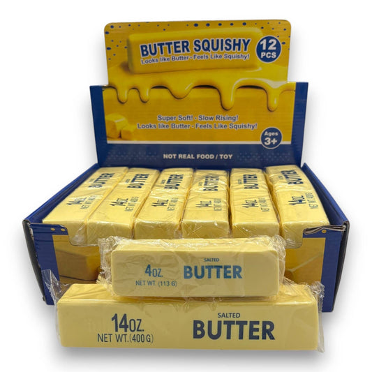 14oz Butter Squishy – 12ct PDQ Display
