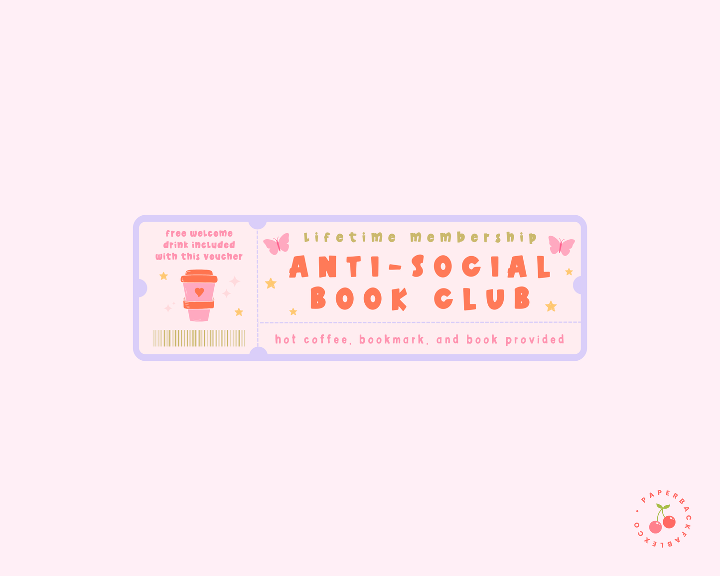 Anti Social Book Club - Bookmarks