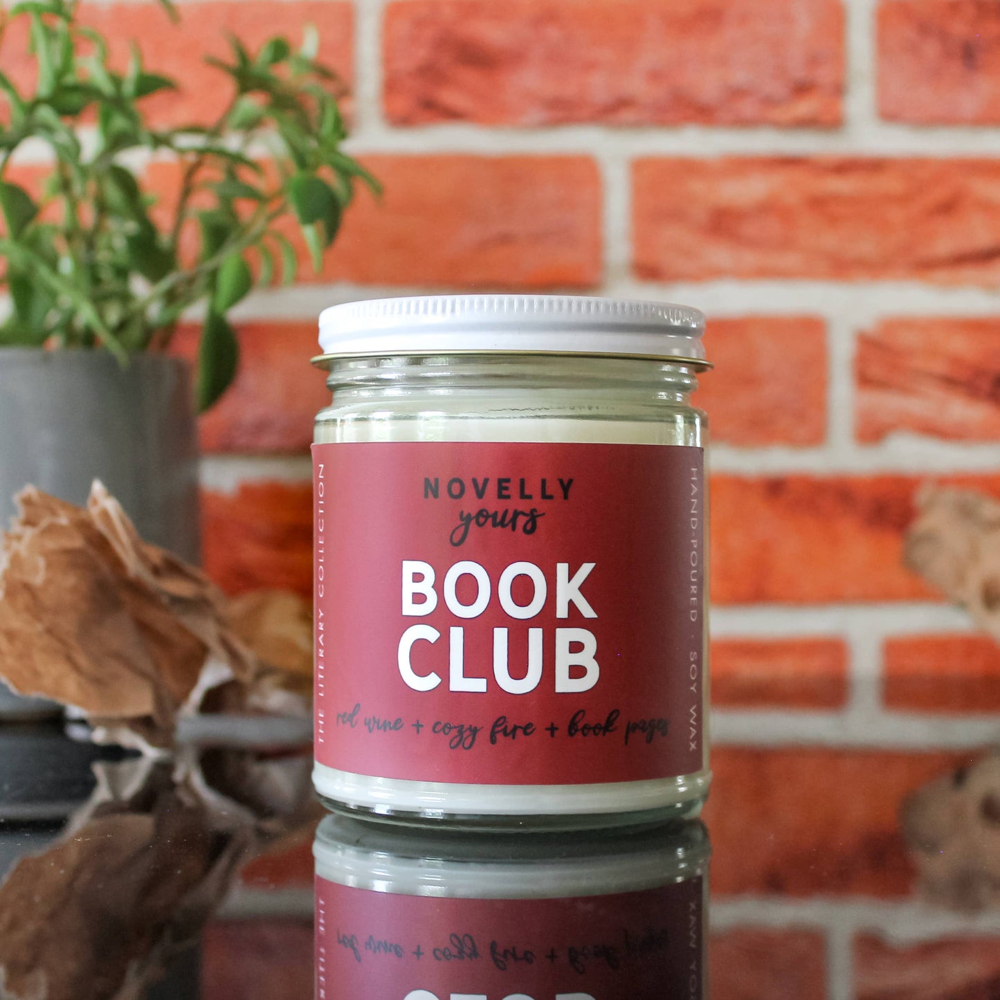 Book Club Candle | Cozy Scent for Readers & Wine Lovers
