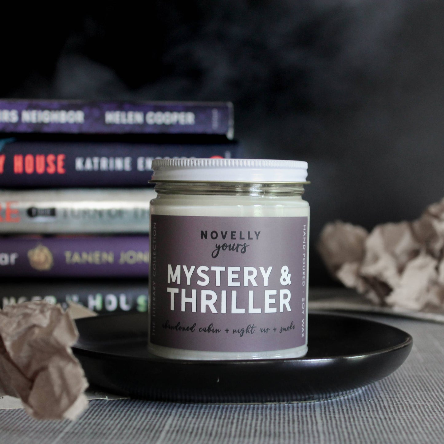 Mystery & Thriller candle | Suspense Themed Bookish Scent
