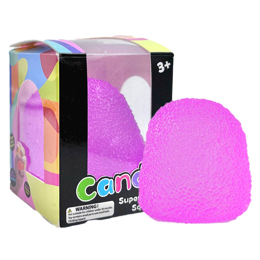 Cube Teardrop Bear Slow Rising Stress Relief Squeeze Toy Box