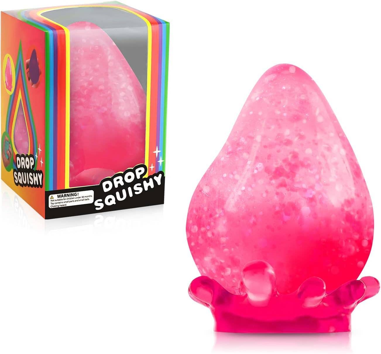 Cube Teardrop Bear Slow Rising Stress Relief Squeeze Toy Box