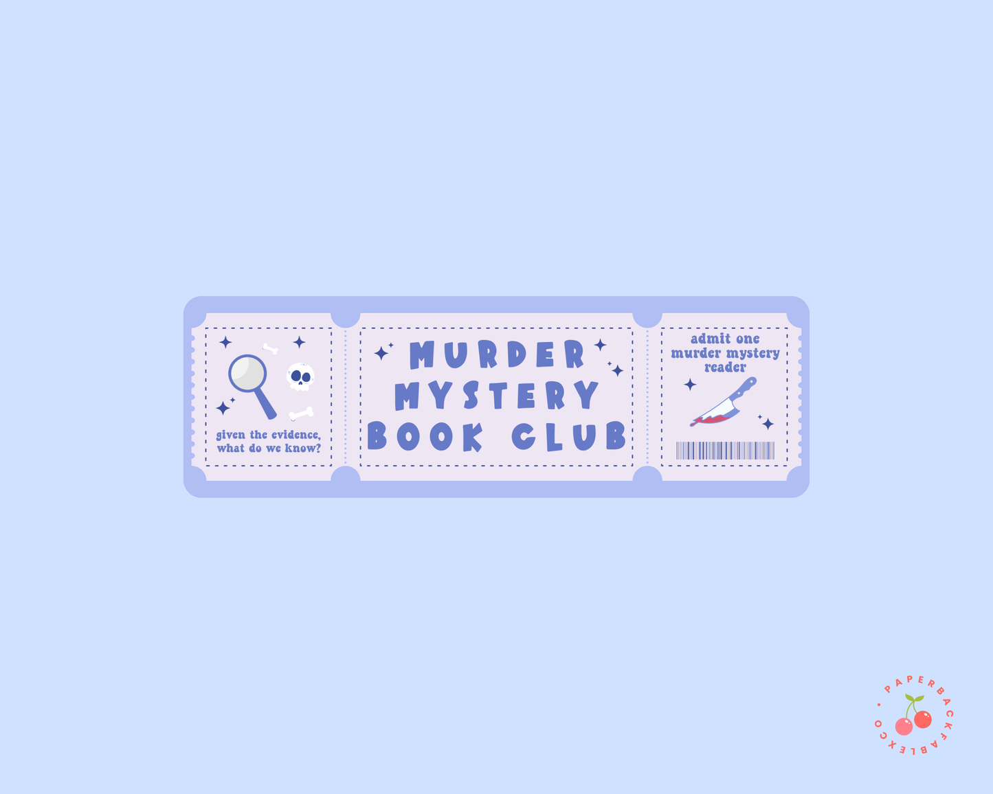 Murder Mystery Book Club - Bookmarks