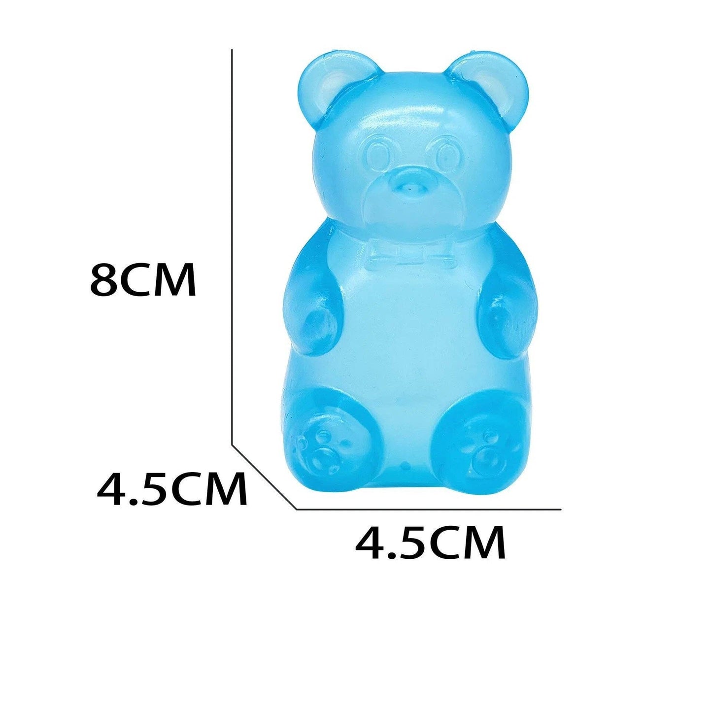 Cube Teardrop Bear Slow Rising Stress Relief Squeeze Toy Box