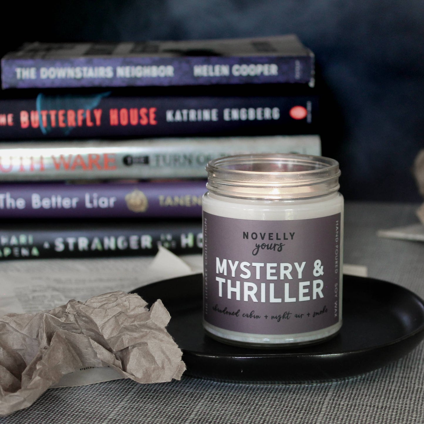 Mystery & Thriller candle | Suspense Themed Bookish Scent