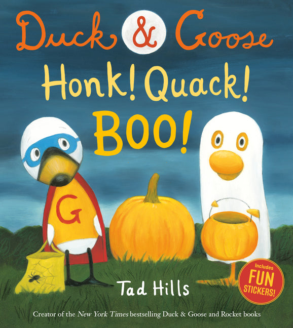 Duck & Goose, Honk! Quack! Boo!: A Halloween Story with Fun Stickers - Ingram